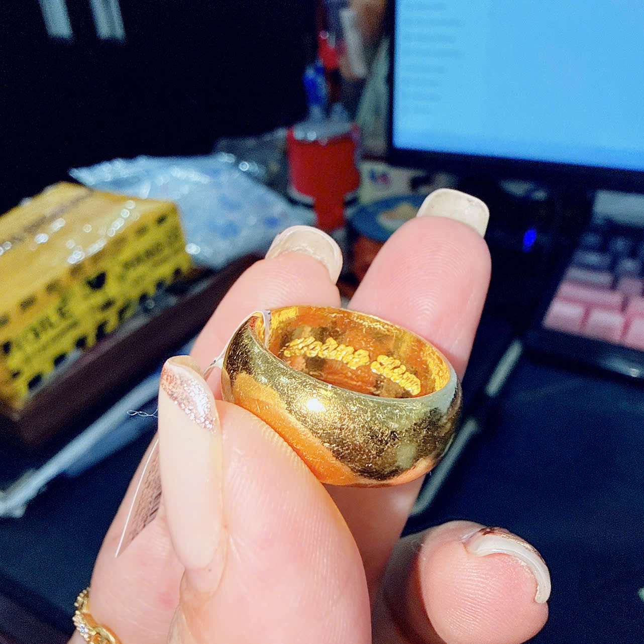 Nhẫn Tròn Hoàng Kim 24k